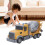 Kids RC Cement Mixer Car 1:14 Scale Multi-Function Remote Color Yellow 15