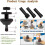 Clutch Alignment Kit Universal For Car And Van, Aligning Tool, Single Plate, 3 Collets, Disassembly Tool 5