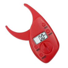 Body Fat Caliper Clip Measuring Tool LCD Display For Fitness, Adjustable Caliper, Plastic Fat Meter