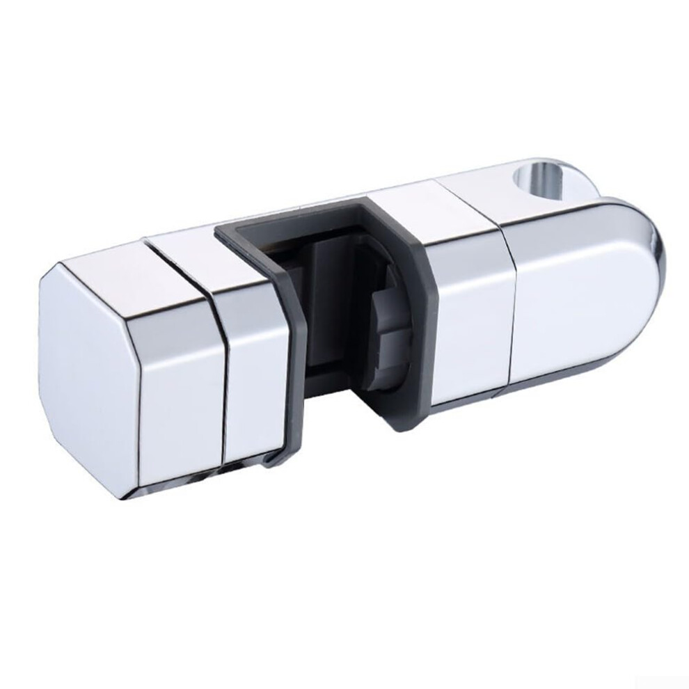 Shower Head Holder Chrome Shower Rail Slider Adjustable Bracket 360 Degree Swivel Sprayer Replacement Universal Mount 9393856224159