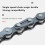 Bicycle Chain Master Link 100-Piece Missing Link Connectors For Single Speed Bike Black 2