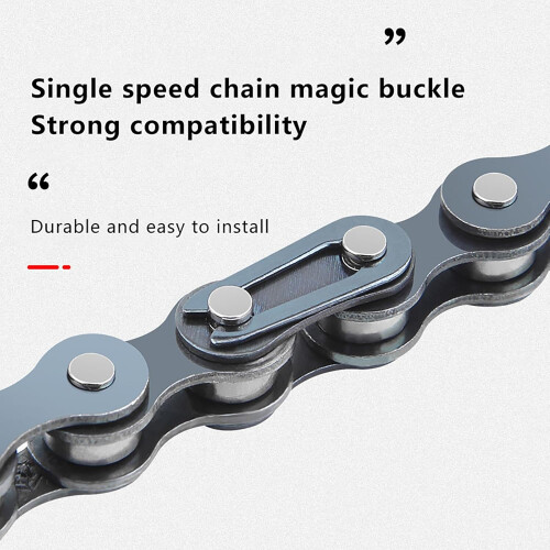 Bicycle Chain Master Link 100-Piece Missing Link Connectors For Single Speed Bike Black 1