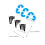 Waste Bin Stickers Self-Adhesive PVC Labels For Recycling And Waste Sorting Color-Coded Durable 2