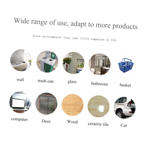 Waste Bin Stickers Self-Adhesive PVC Labels For Recycling And Waste Sorting Color-Coded Durable 2