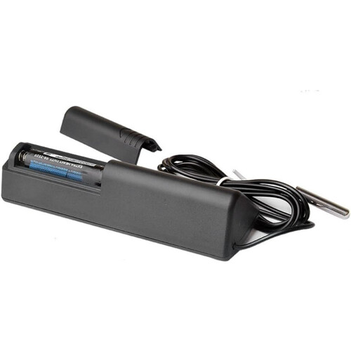 Car Thermometer Model -1 LCD Display C/F Clock Temperature Sensor Controller Indoor Outdoor Thermostat With Probe 2