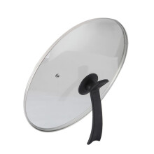 Tempered Glass Pot Cover Visible Cooking Pot Lid Spill Stopper Kitchen Accessory For Home Restaurant Hotel Use