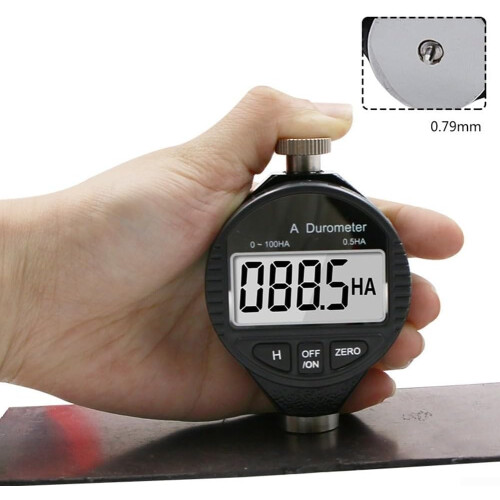 Digital Display Hardness Tester Needle Vertical-Pressing Style Type D For Rubber Materials 1