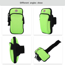 Grüne Sportarmbandtasche für Laufen & Fitness – Handyhülle mit sicherem Halt