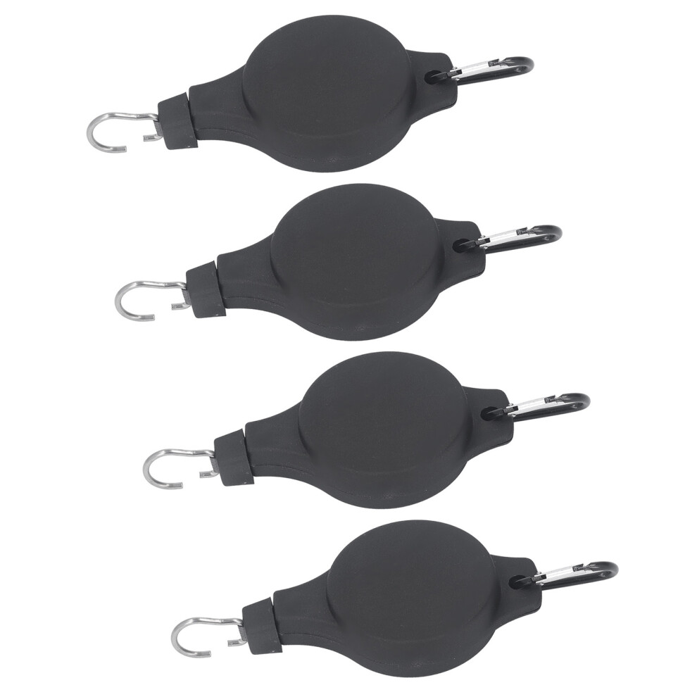 4pcs Retractable Plastic Hooks for Baby Stroller Toy Storage 12.8cm