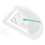 Multifunctional Knitting Ruler, PVC, 18.3cm, Fan Style, Measuring Tool 1