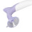 Purple & White Ruler Handle Set - Durable ABS PVC, 13.2x8cm 12