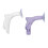 Purple & White Ruler Handle Set - Durable ABS PVC, 13.2x8cm 10