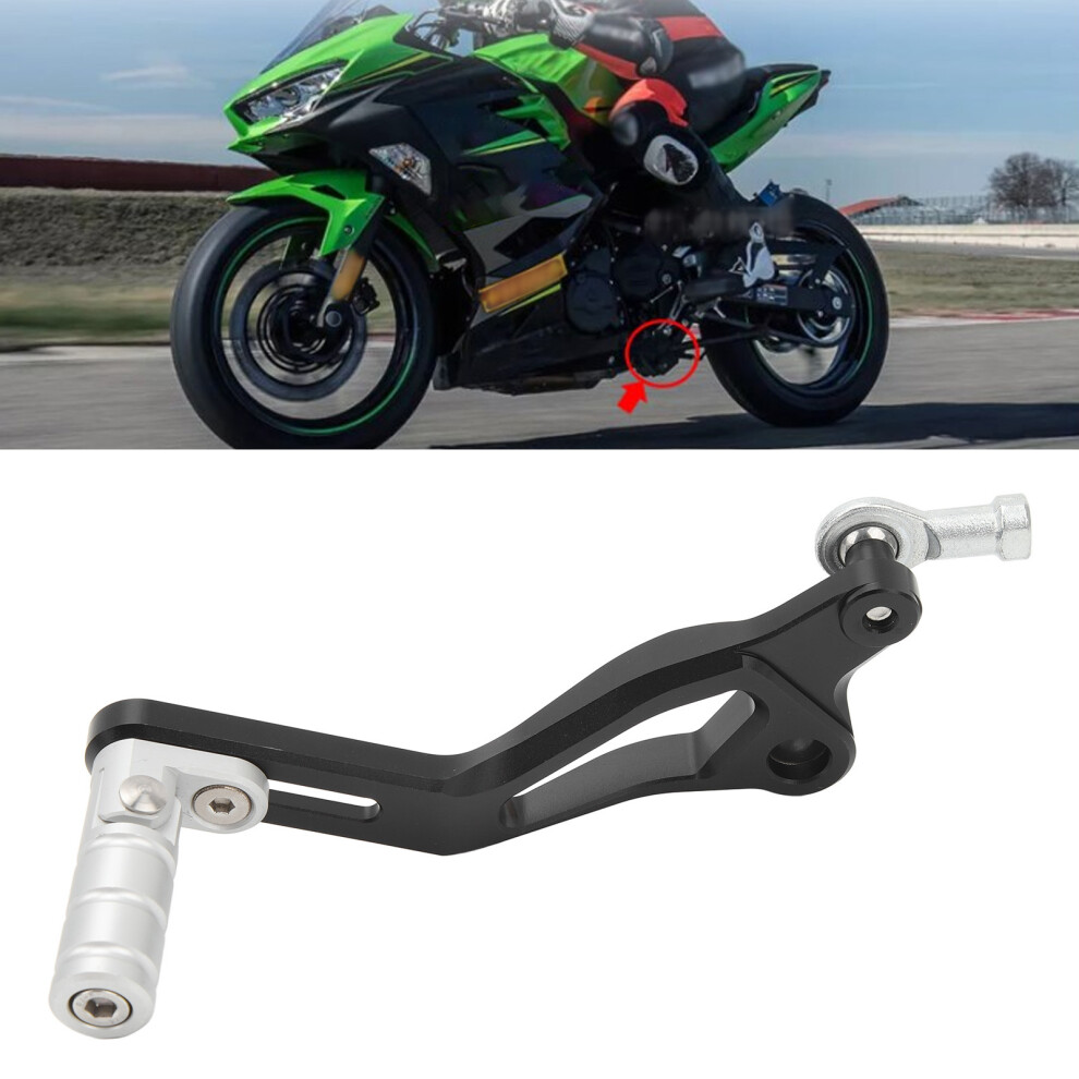 Cnc Aluminum Folding Gear Shift Pedal For Ninja 400 Z400 Silver 8381352817594