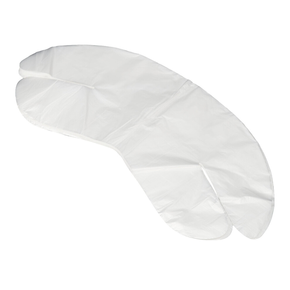 Disposable Plastic Neck Mask Sheets 200pcs Clear Moisturizing Locking Film