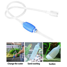Aquarium Gravel Vacuum Pump Water Changer Blue White 145cm