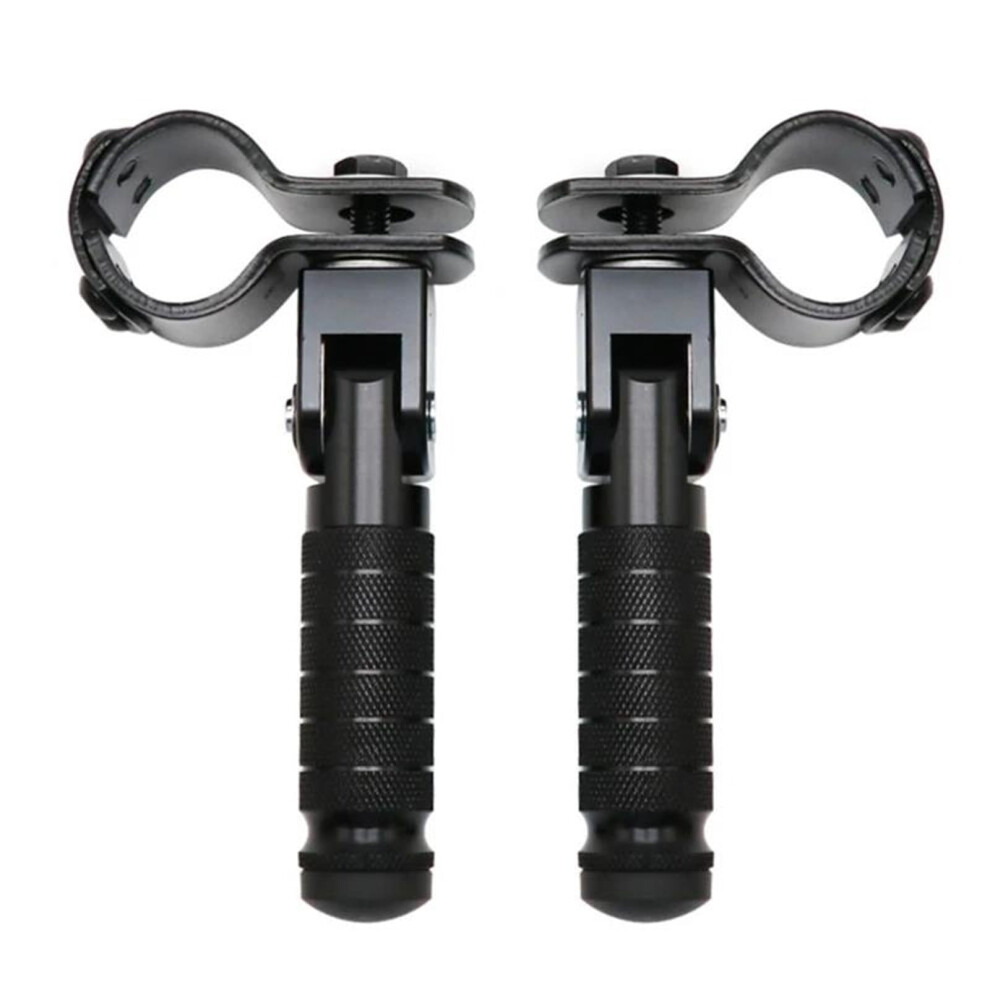 Footrest Cnc Rear Footrest Pedal 90 Degree Fixed Folding Footpegs M8 Pair Motorcycle Foot Pegs Black 9084446324082