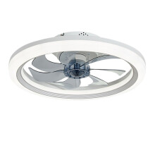 Ceiling Fans With Lights And Remote, Smart Fandelier Ceiling Fan, Dimmable LED Light, Remote Control, 3-Blade Style