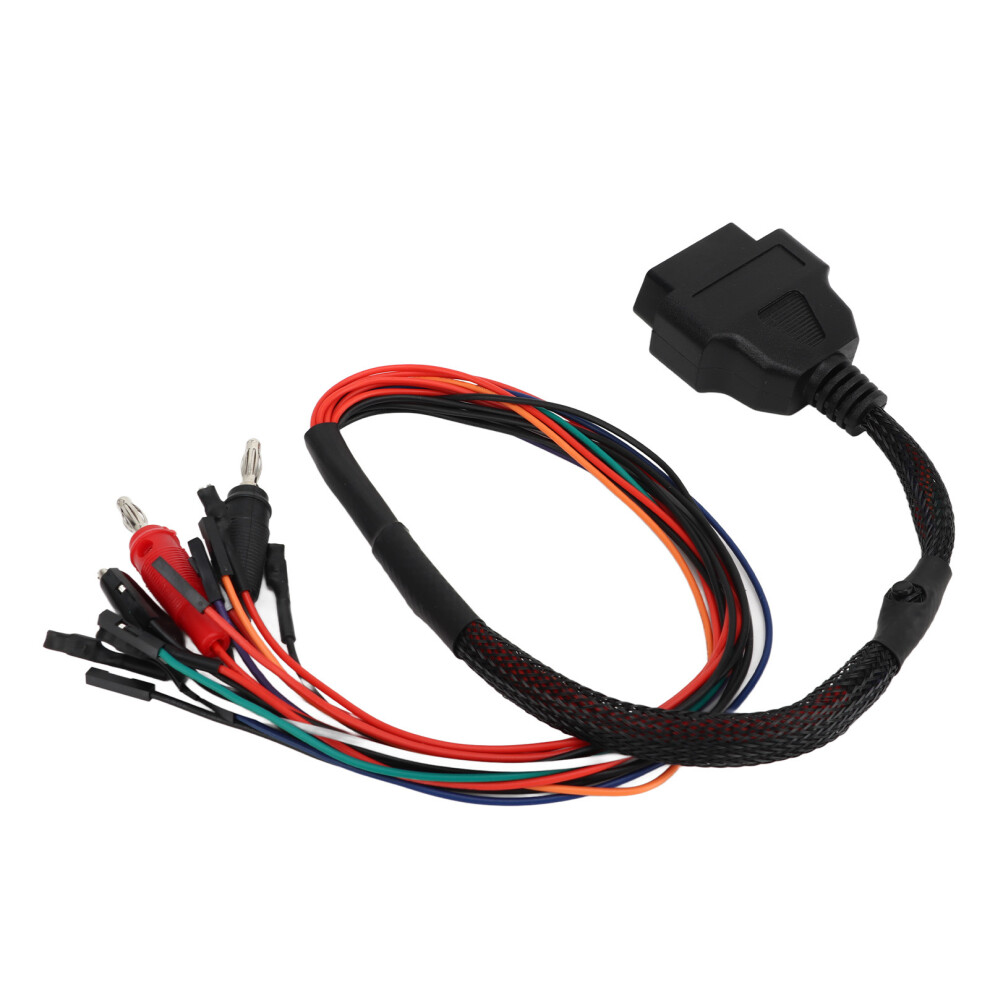 Obd2 16Pin Tricore Breakout Cable 12V Flexible Ecu Pinout For Mpps Series 8401352843963