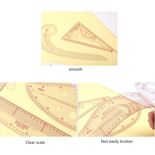 French Curved Ruler For Dressmaking And Patchwork Sewing Measuring Template Tool Multifunctional Drafting Ruler 1