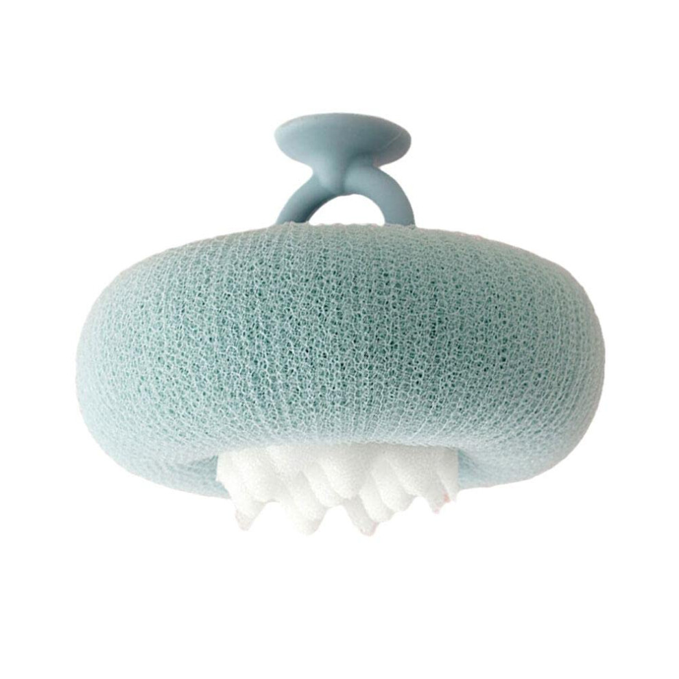 Bath Towel Japanese Scrub Bath Massage Ball Sponge Brush Mud Rub Towel D7T2 Model Back Scrubber With Suction Cup