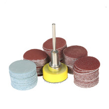 100pcs 25mm Grit Sanding Paper Set with 1/8 inch Shank Grinding Disc