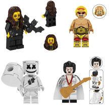 4pcs Elvis Presley Cotton Candy Hook Rock Singer Oz Minifigures Kids Toys