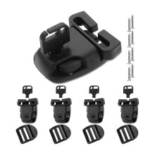 4 juegos de clips para cubierta de spa, kit de repuesto compatible con correas de cubierta con llaves.