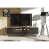 Creative Furniture Rift Loft 200cm TV Unit - Oak & Black 2