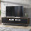 Creative Furniture Rift Loft 200cm TV Unit - Rustic & Black 5
