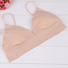 Women's Khaki Wire-Free Thin Maternity Nursing Bra M, Perfect Fit and Breathable