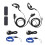 Mini Walkie Talkie Set 400-480MHz mit Headset & USB-Ladekabel 2