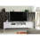 Creative Furniture Tide Crest 200cm White TV Unit Gold - Modern Fluted Design 5