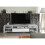 Creative Furniture Tide Crest 200cm White TV Unit Gold - Modern Fluted Design 6