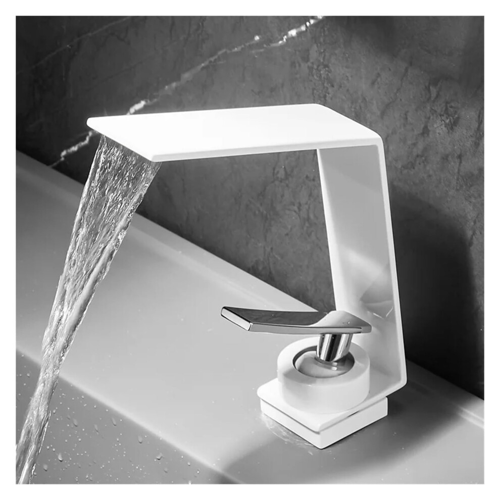 Bathroom Faucet Basin Mixer Hot And Cold Water Matte Black Washbasin Tap 9393856227822