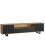 Creative Furniture Blackridge 200cm TV Unit - Oak & Black Fluted Fronts 10