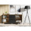 Creative Furniture Vista Loft 140cm Sideboard - Oak & Black 3