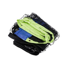 Pickleball Net Training Gear, 10-Foot, Black Polyester, Kids Solo Practice, Tennis And Badminton Driveway Net