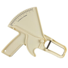 Skin Fat Measure Portable 0-88mm Skinfold Caliper - Double Spring Fat Measuring Tool For Dieters, Body Fat Assessment
