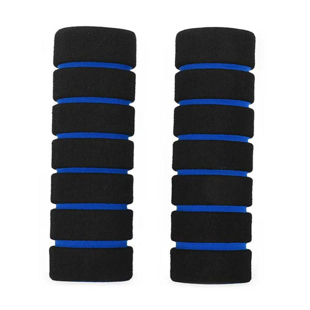 Foam Sponge Handlebar Grip Cover Non Slip Motorcycle Grips For Mountain Bicycle Racing Bicycle Blue 9393856228553