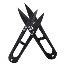 U-Shaped Sewing Scissors 2-Piece Rust-Resistant Stainless Steel Professional Tailor Thread Scissors For Embroidery