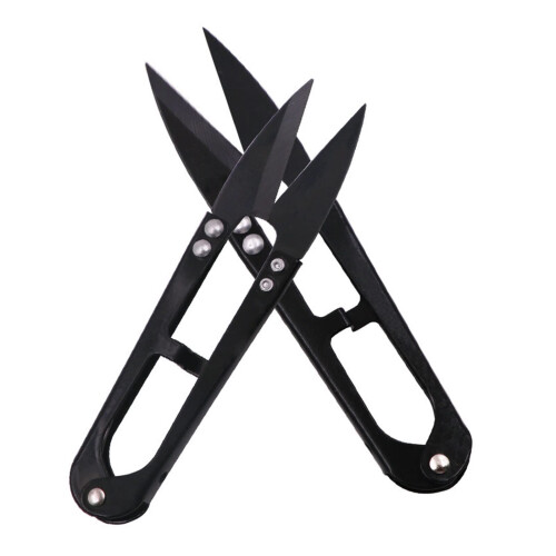 U-Shaped Sewing Scissors 2-Piece Rust-Resistant Stainless Steel Professional Tailor Thread Scissors For Embroidery