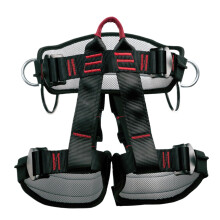 Mountaineering Harness Climbing Belt With Adjustable Fit Padded Waist Strap System For Fire Rescue Tree Work