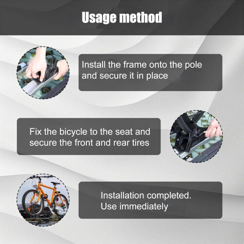 Wheel Stop Front Wheel Seat Bracket for Mountain Bikes Sturdy Lightweight Replacement for Enhanced Stability 2