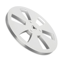 1/4 Zoll 7 Zoll Aluminiumlegierung Leerer Spulenkopf für Tonbandgerät, Silber
