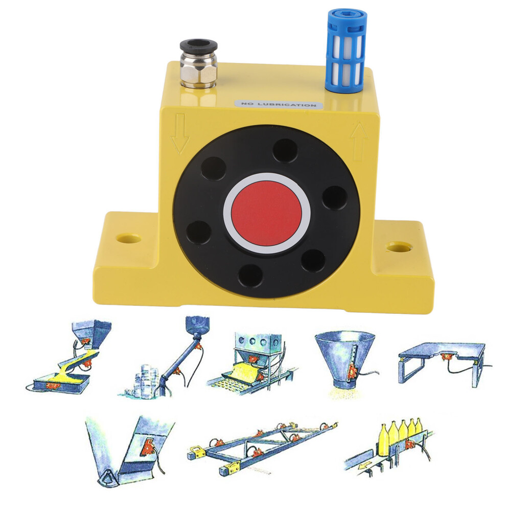 High Power G1/4In Pneumatic Air Turbine Vibrator With Muffler 7671352902880