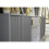 Creative Furniture Tide Crest 140cm Dark Grey Sideboard Gold - Modern Fluted Design 3