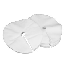 100 Stück Weiche Baumwoll-Brustpapier Einweg-Sheets für Schönheitssalon