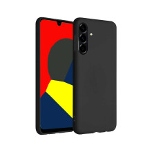 (Black) For Samsung Galaxy A17 Silicone Gel Phone Cover Case