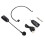 2.4G Wireless Microphone Transmitter Receiver 10H Battery Portable Black 2