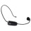 2.4G Wireless Microphone Transmitter Receiver 10H Battery Portable Black 6